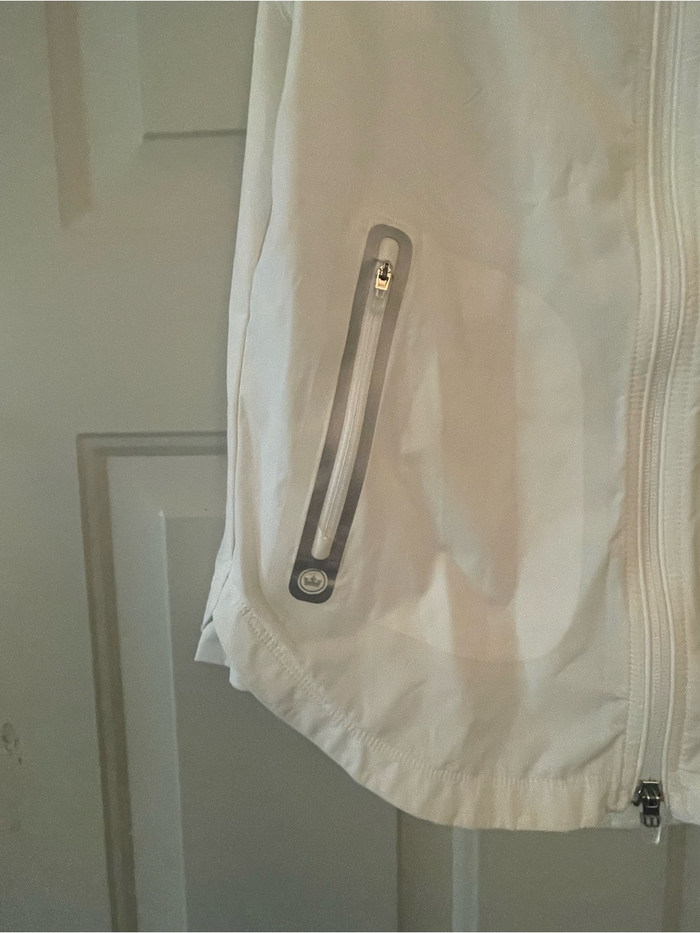 Peter Millar Women’s White Hooded Full Zip Golf Vest Windbreaker Size S - Picture 2 of 6